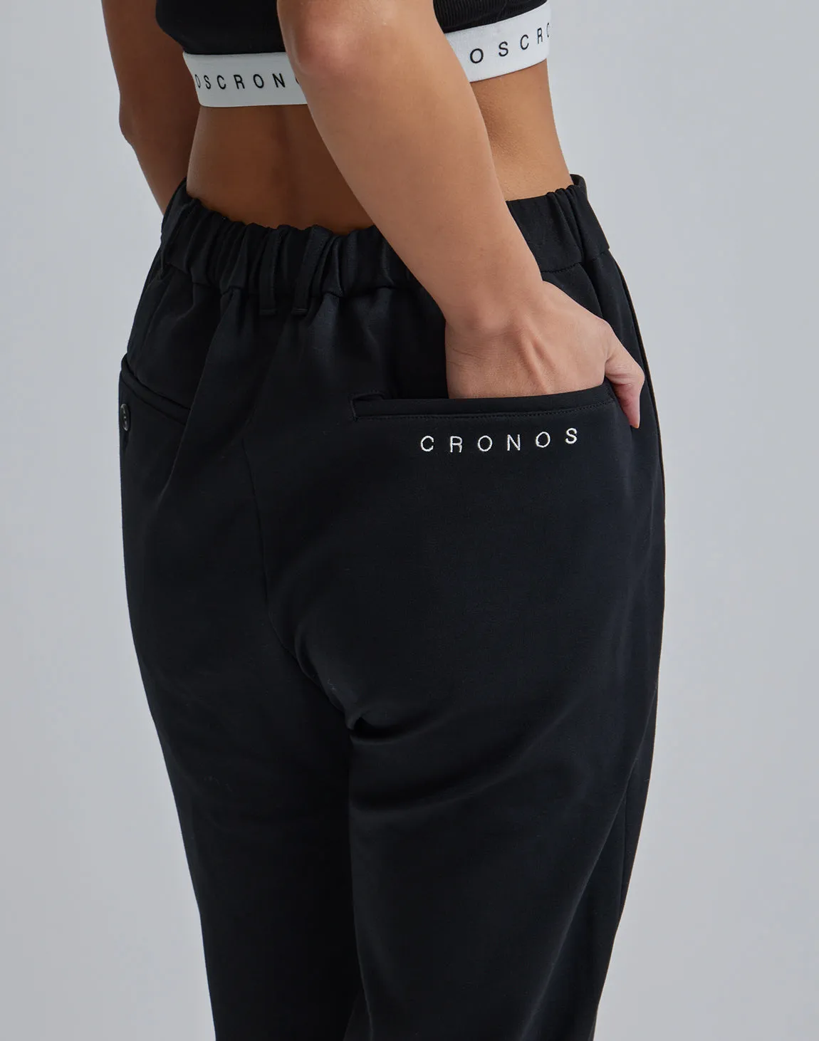 CRONOS WOMEN EASY CARE STRETCH PANTS【BEIGE】