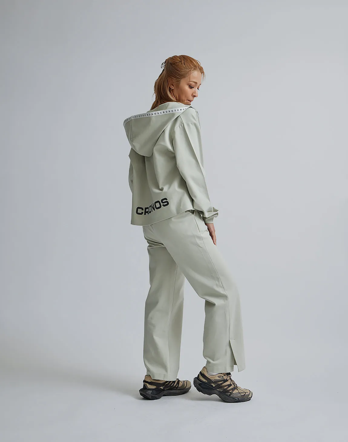 CRONOS WOMEN EASY CARE STRETCH PANTS【BEIGE】
