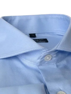Cutaway Blue Premium Weave Shirt French Cuff