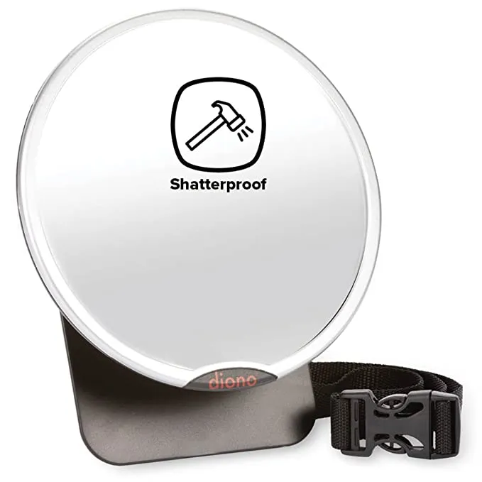 Diono Easy View Mirror 2 pack Silver