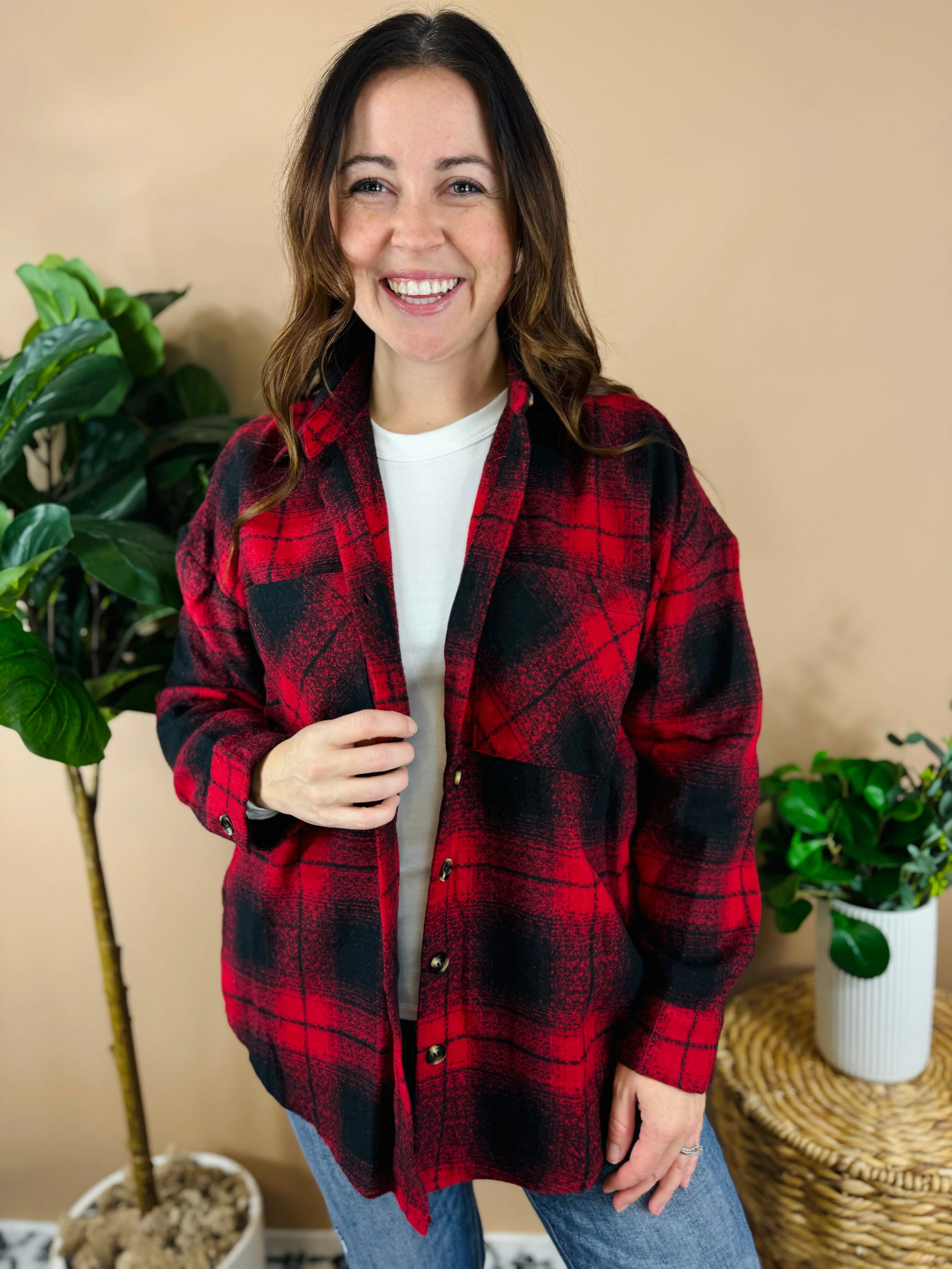 Easy Choice Buffalo Plaid Shacket