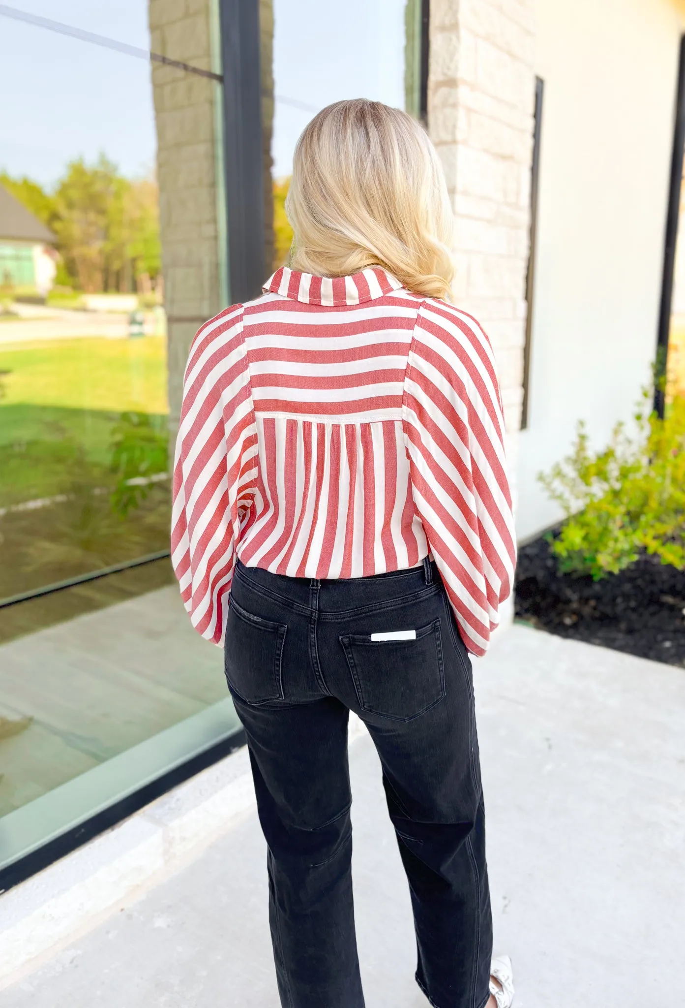 Easy Does It Button Up Top