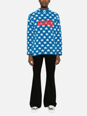 Easy Fleece Sweater Knit - Blue
