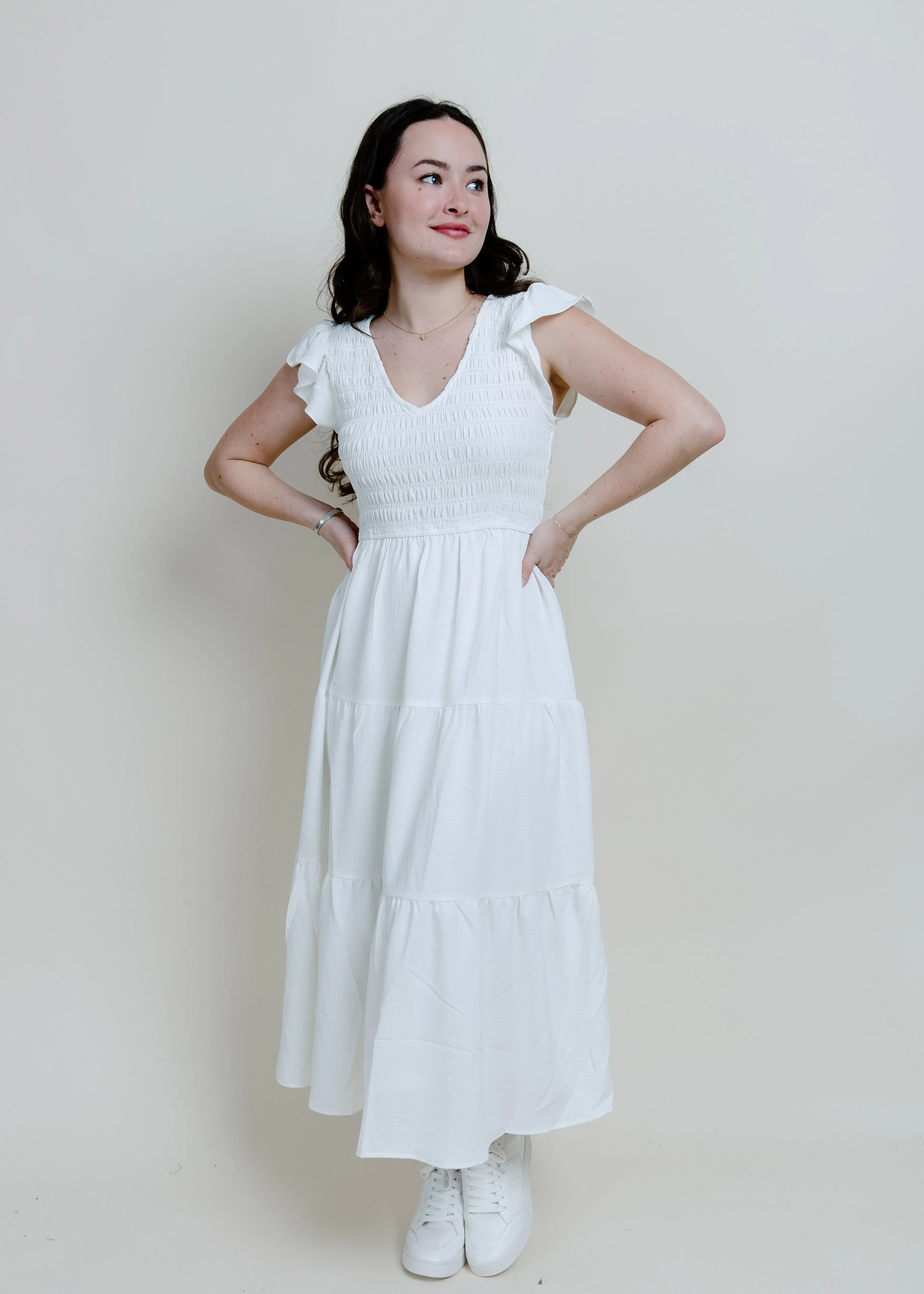 Easy Goes It Maxi Dress - Ivory