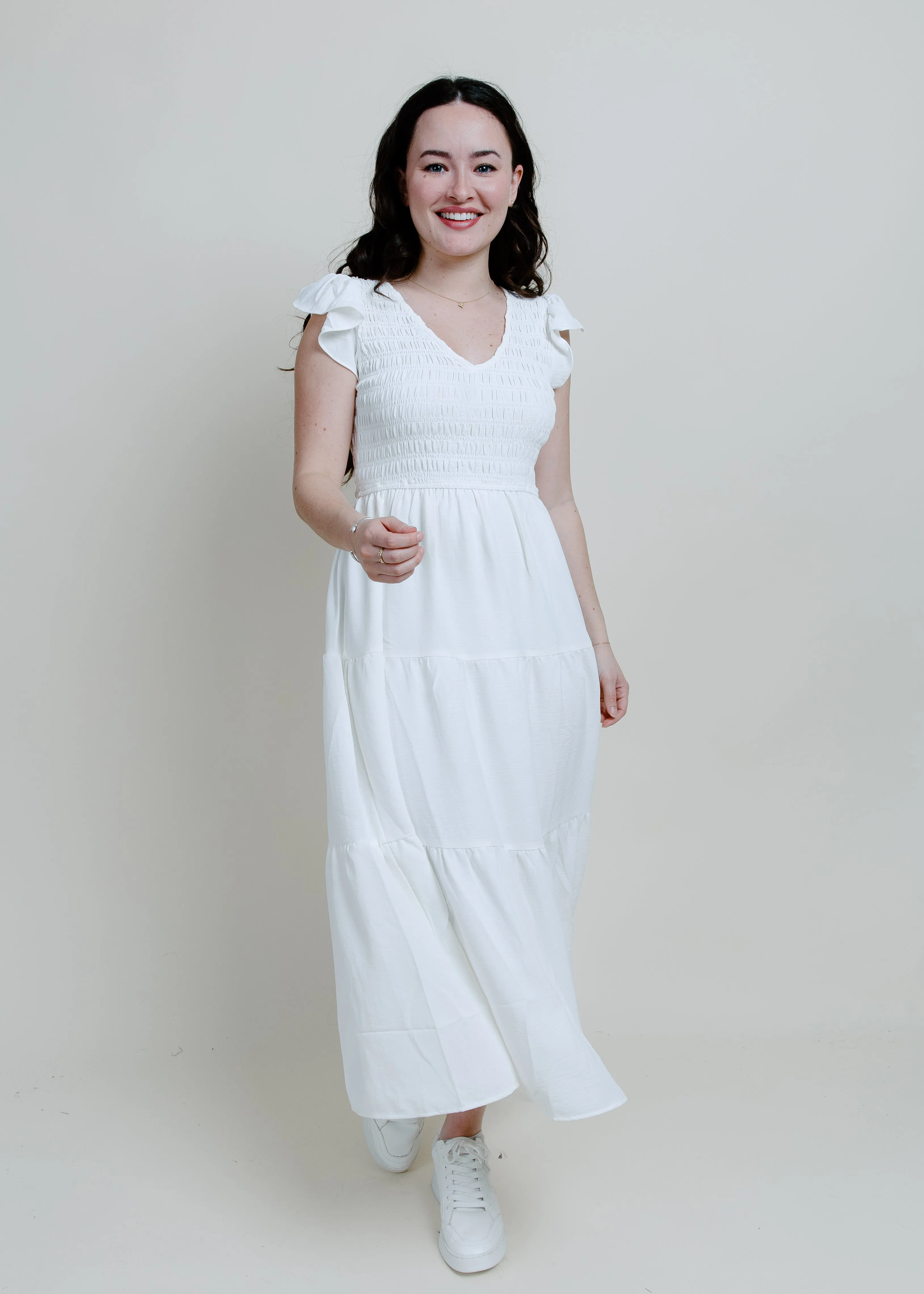 Easy Goes It Maxi Dress - Ivory
