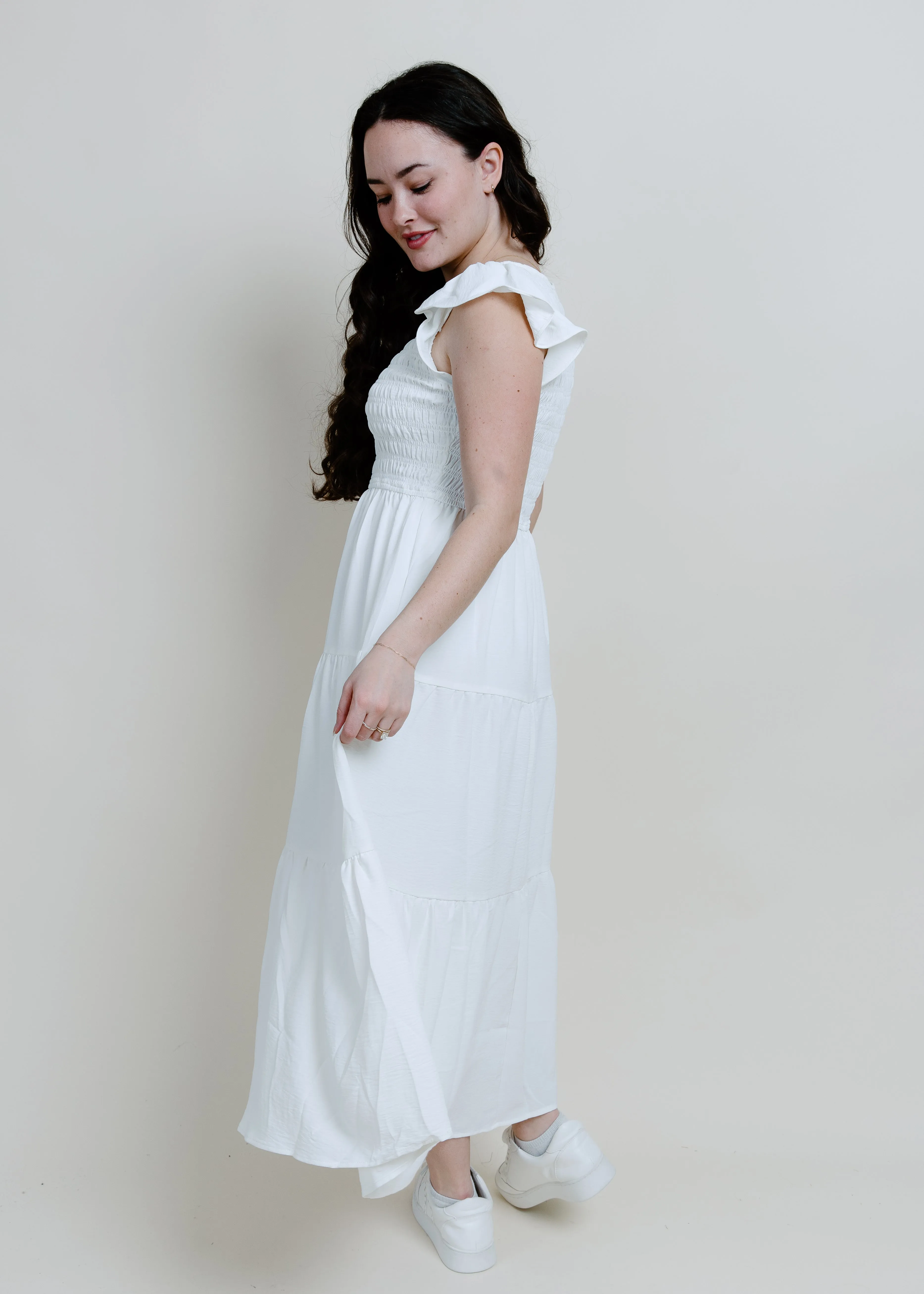 Easy Goes It Maxi Dress - Ivory