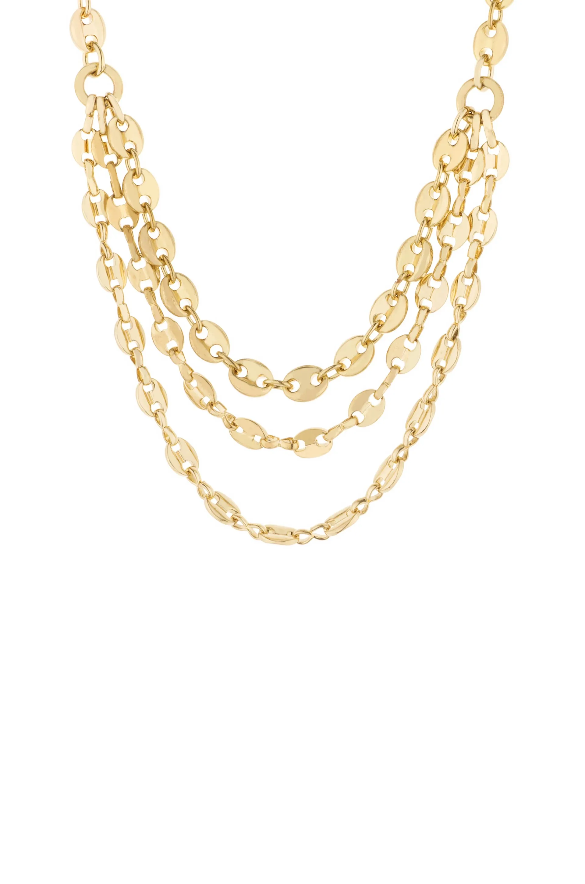 Easy Layers Triple Chain Necklace