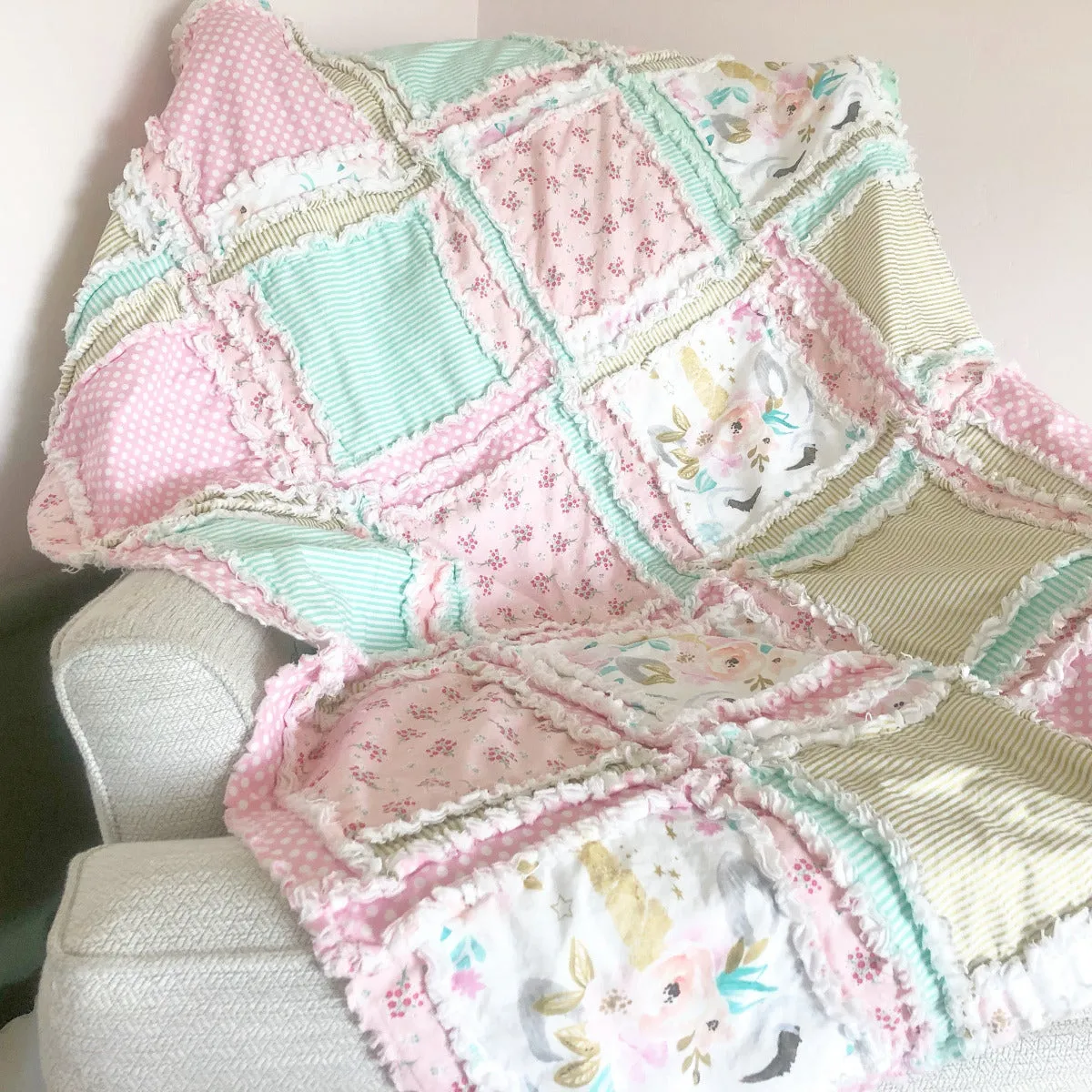 Easy Peasy Baby Rag Quilt Pattern