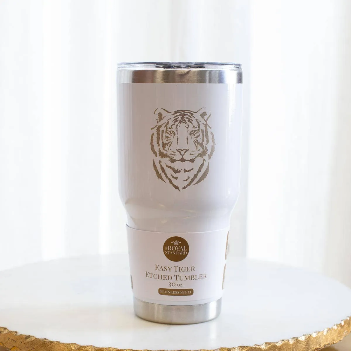 Easy Tiger Etched Tumbler