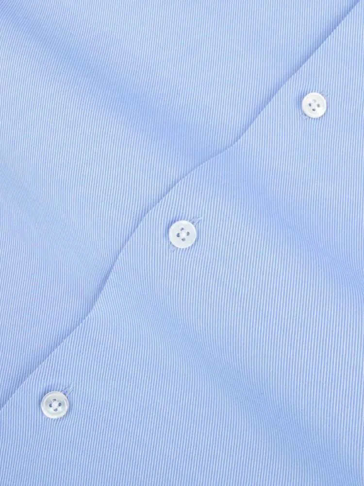 Extreme Cutaway Blue Premium Weave Shirt French Cuff