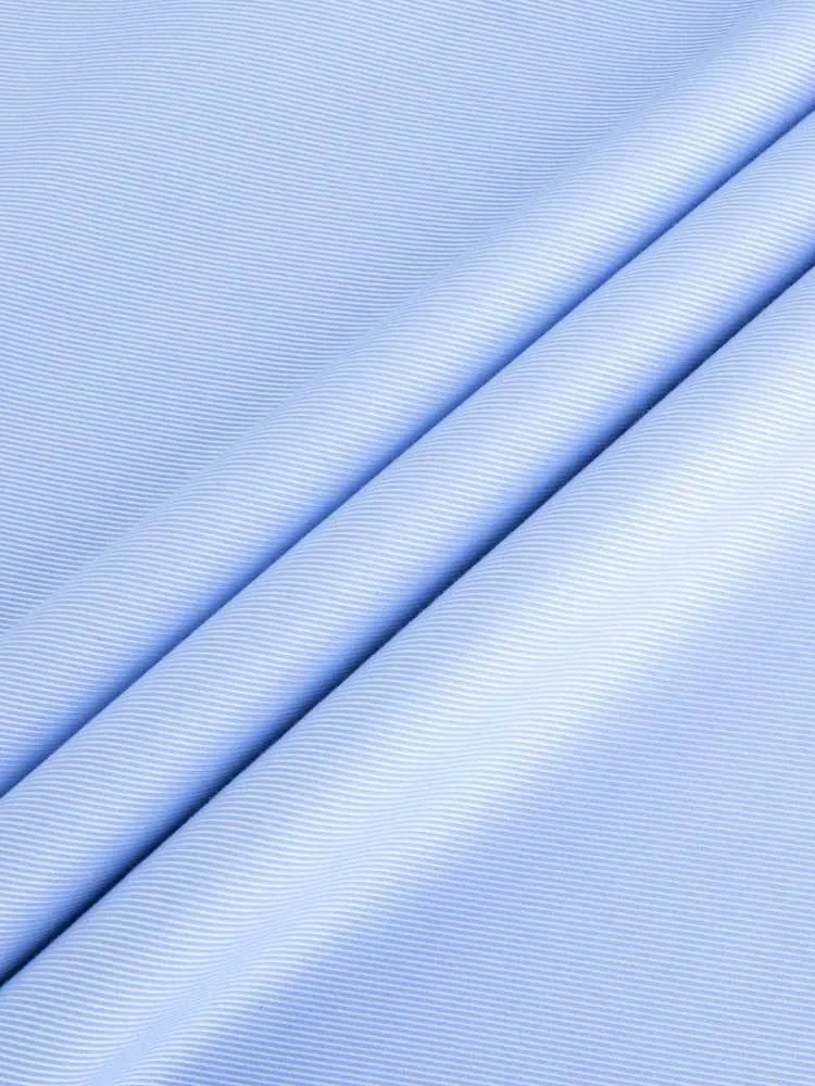Extreme Cutaway Blue Premium Weave Shirt French Cuff