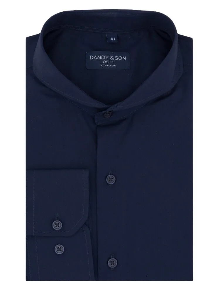 Extreme Cutaway Navy Easy-Iron Shirt