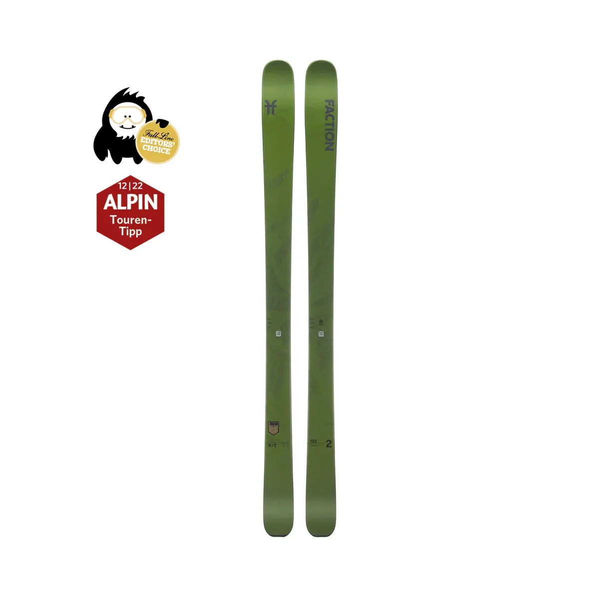Faction Agent 2 Flat Ski 2024
