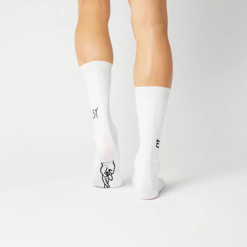 Fingerscrossed Movement Aero Socks - Easy White