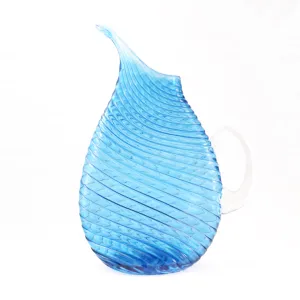 Flat Pitcher in Light Blue