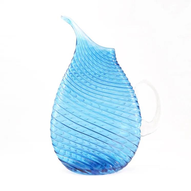 Flat Pitcher in Light Blue