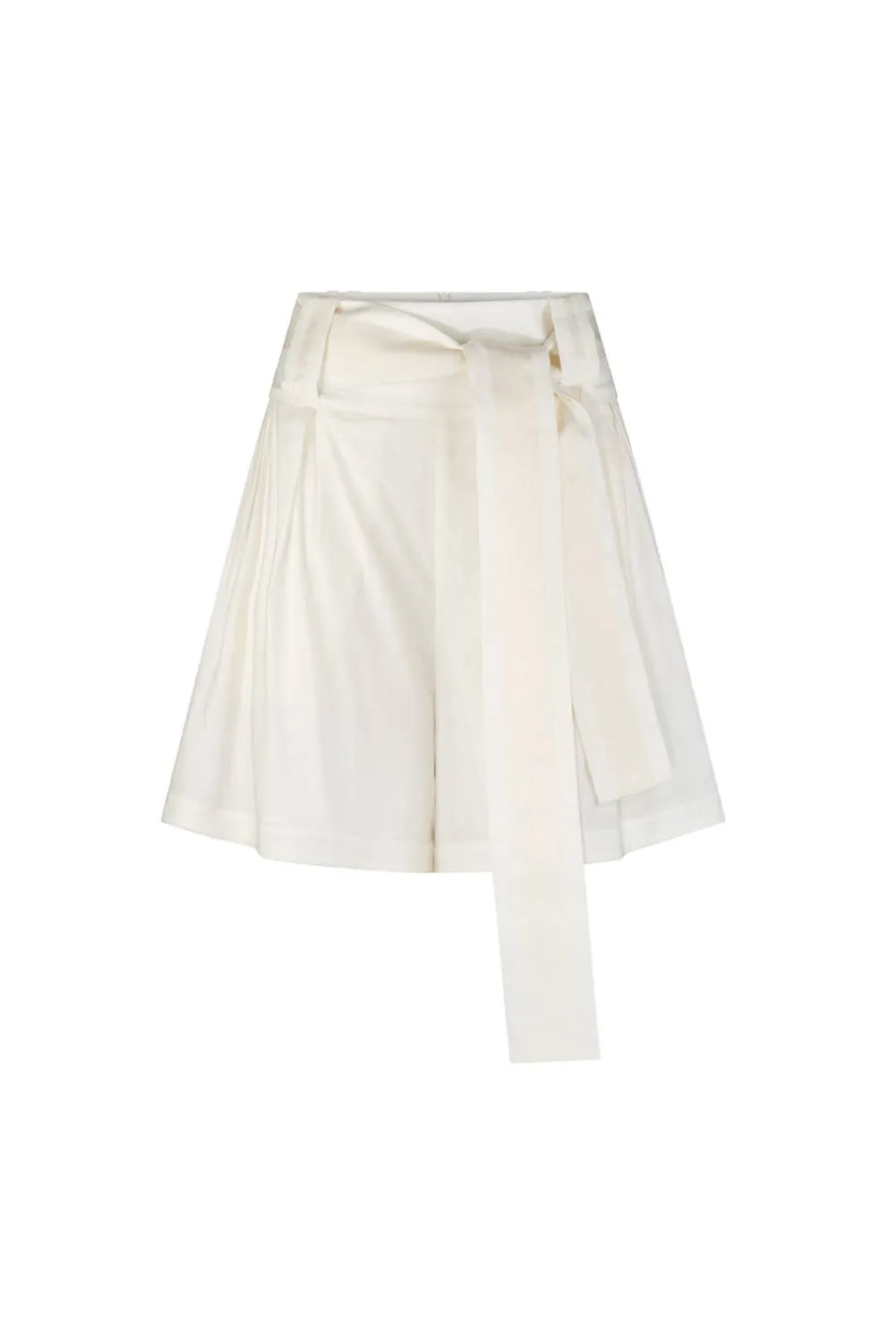 Florence Linen Short in Ivory