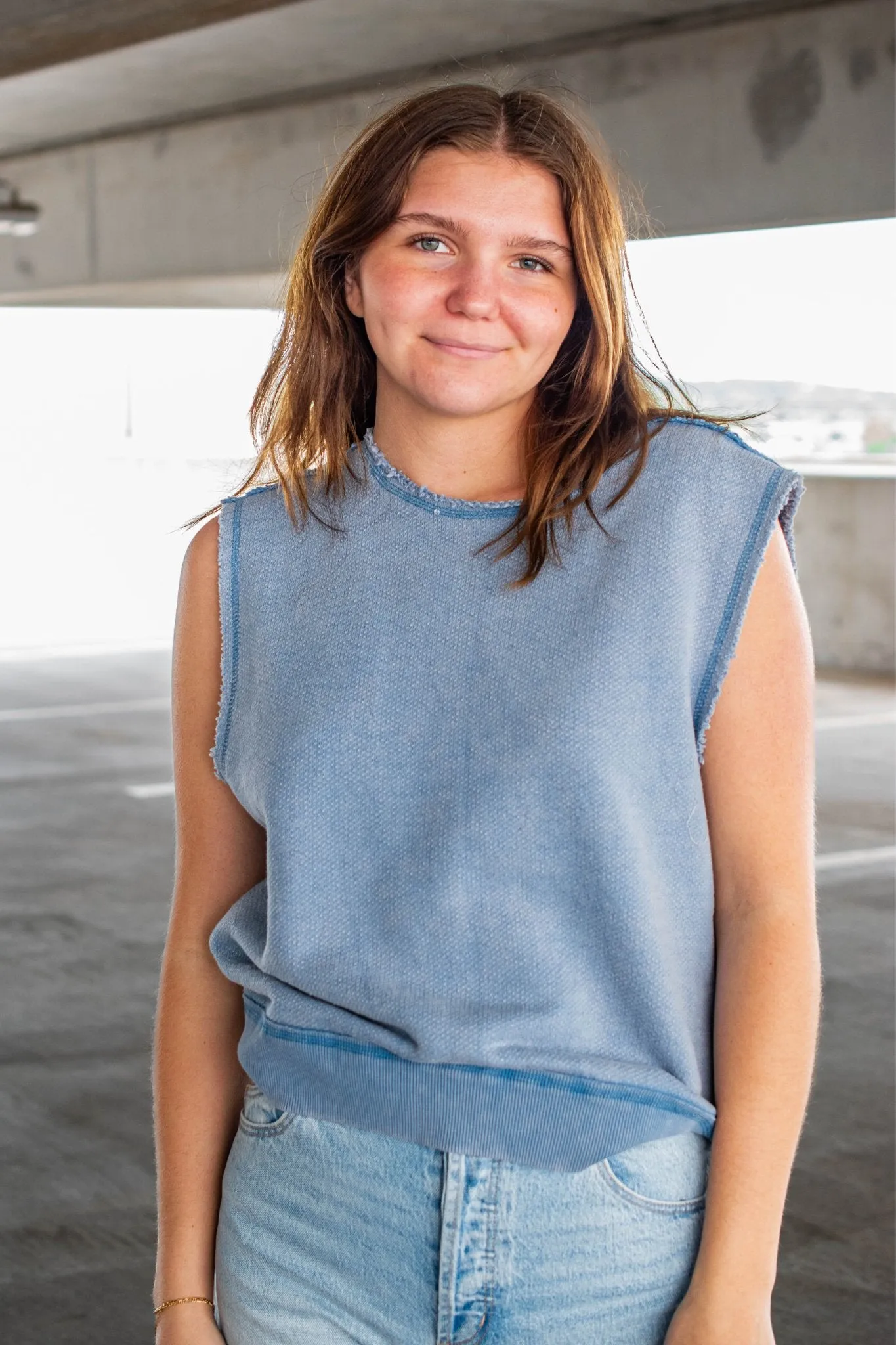 Free People: So Easy Muscle Top