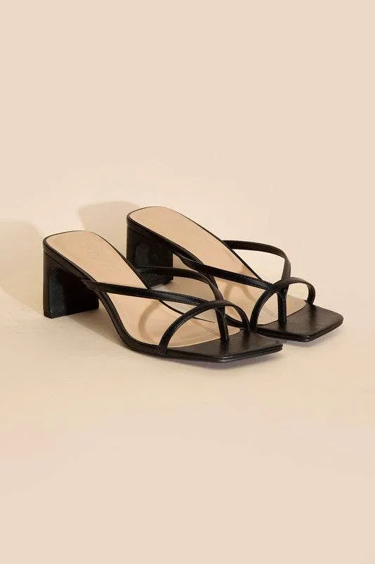 GADGET-S Thong Mule Heels