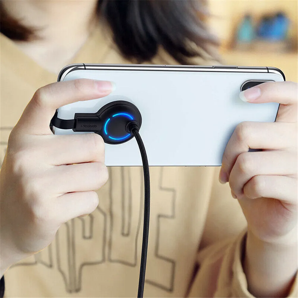 Gaming Charging Cable 180ø U Shape USB Fast Charger for iPhone with Suction Cup
