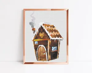 Gingerbread Cross Stitch Pattern #1499