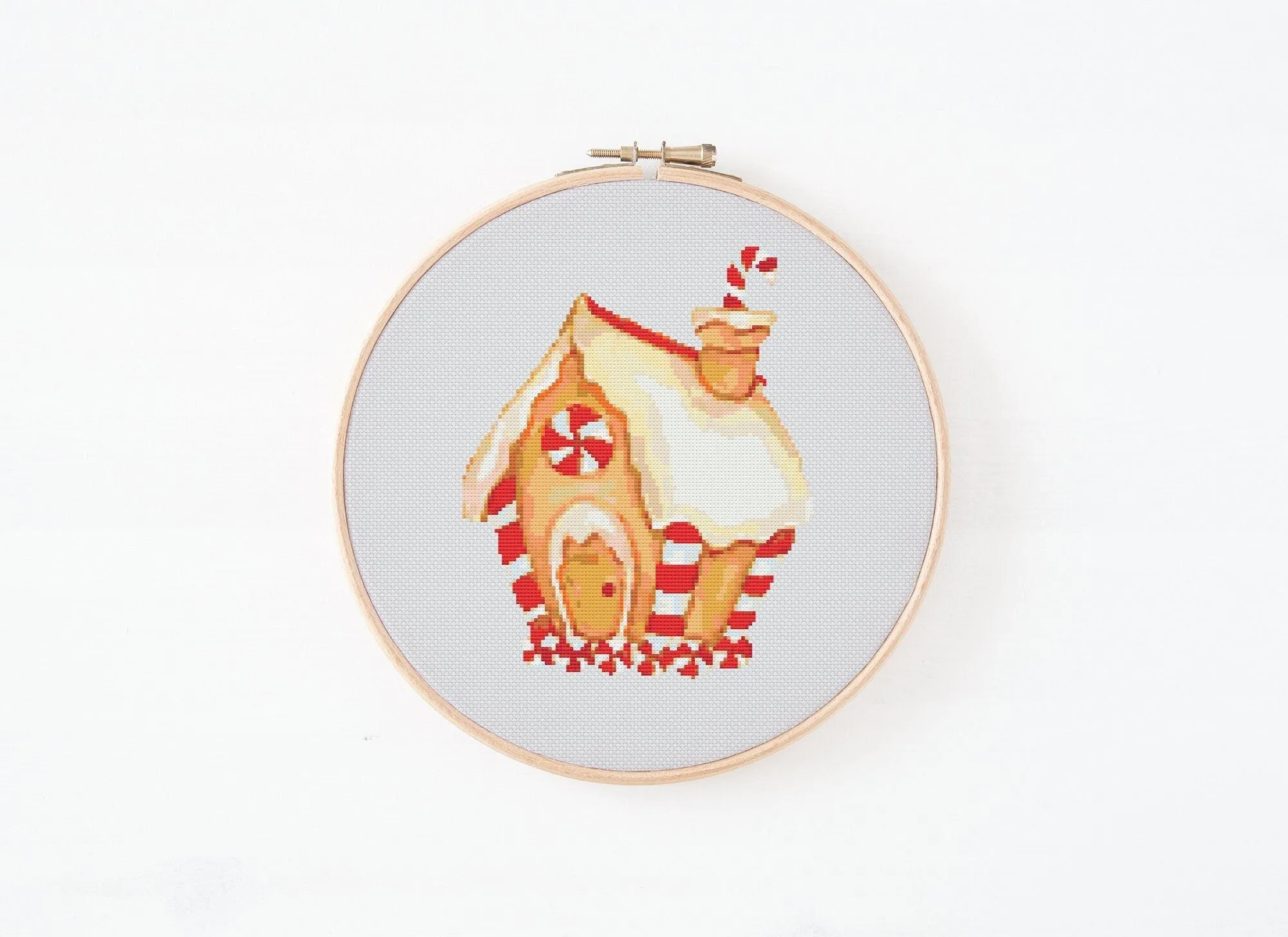 Gingerbread House Cross Stitch Pattern #601