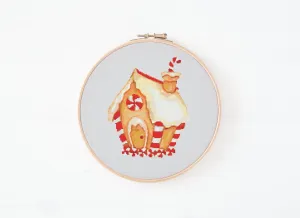 Gingerbread House Cross Stitch Pattern #601