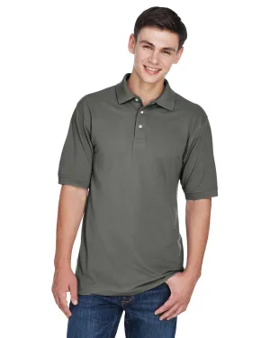Harriton Easy Blend Polo Shirt | Charcoal