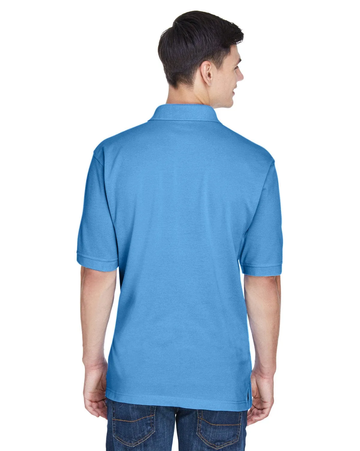 Harriton Easy Blend Polo Shirt | Nautical Blue