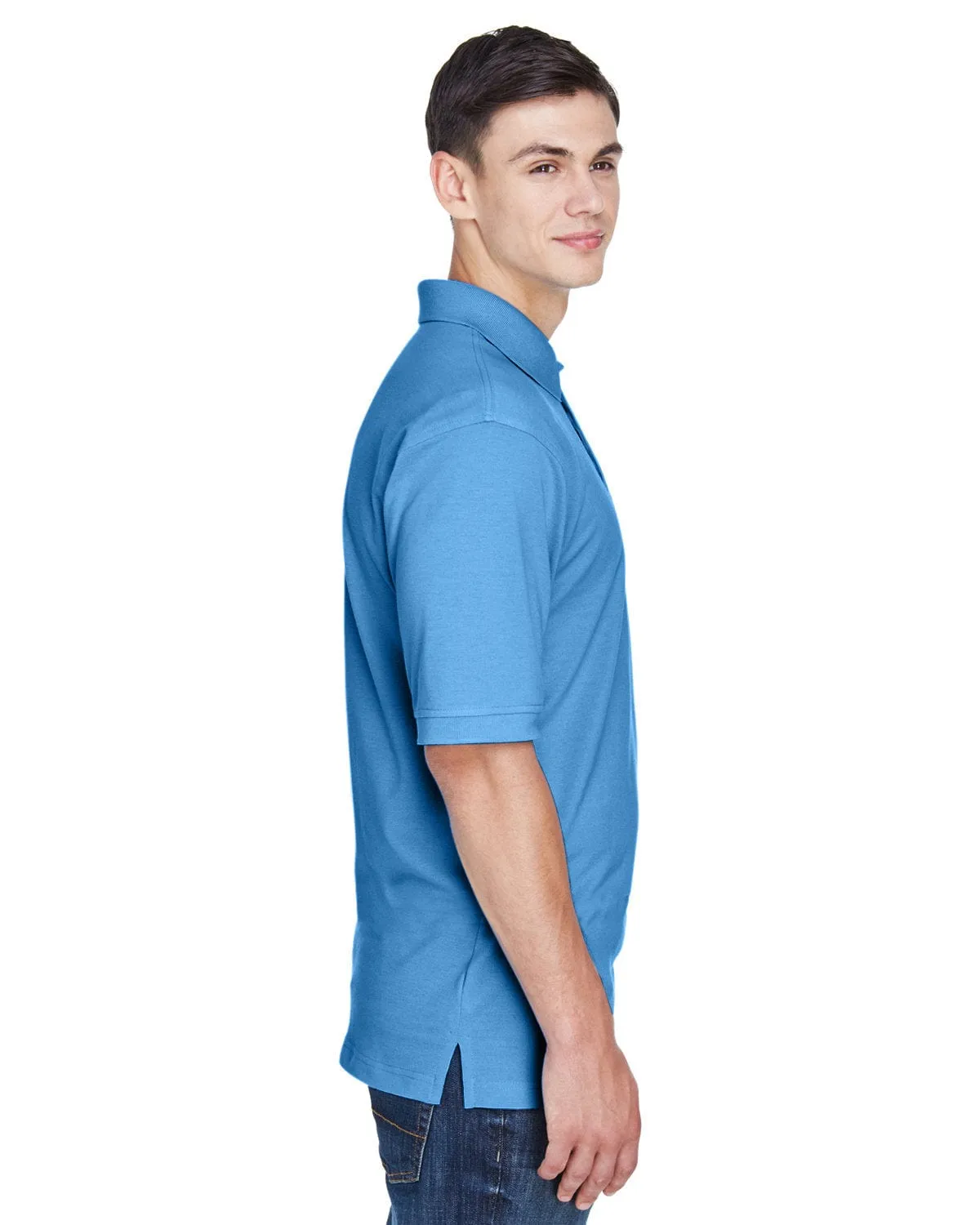 Harriton Easy Blend Polo Shirt | Nautical Blue