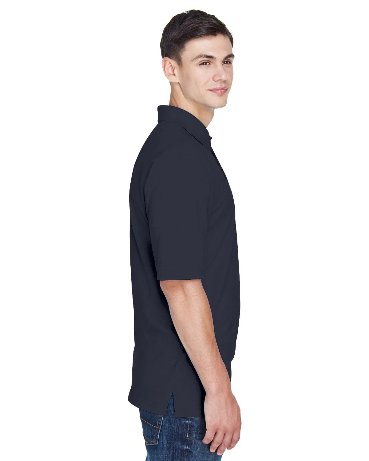 Harriton Easy Blend Polo Shirt | Navy