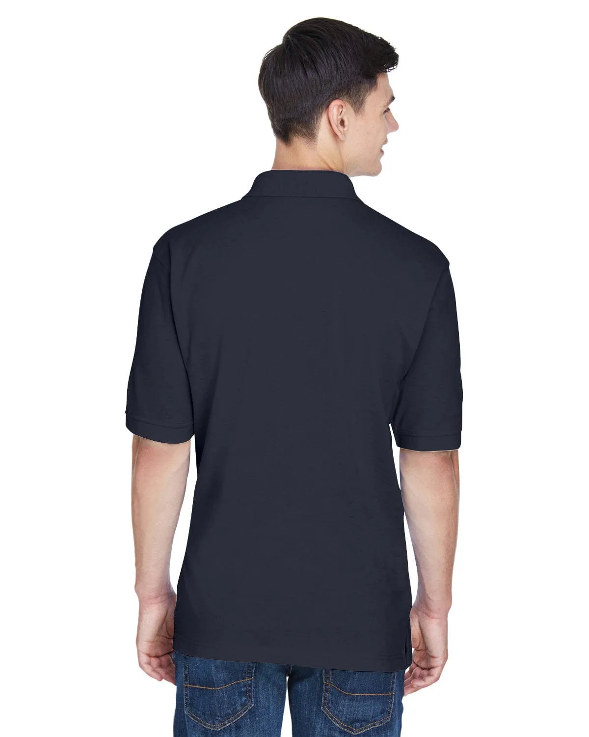 Harriton Easy Blend Polo Shirt | Navy