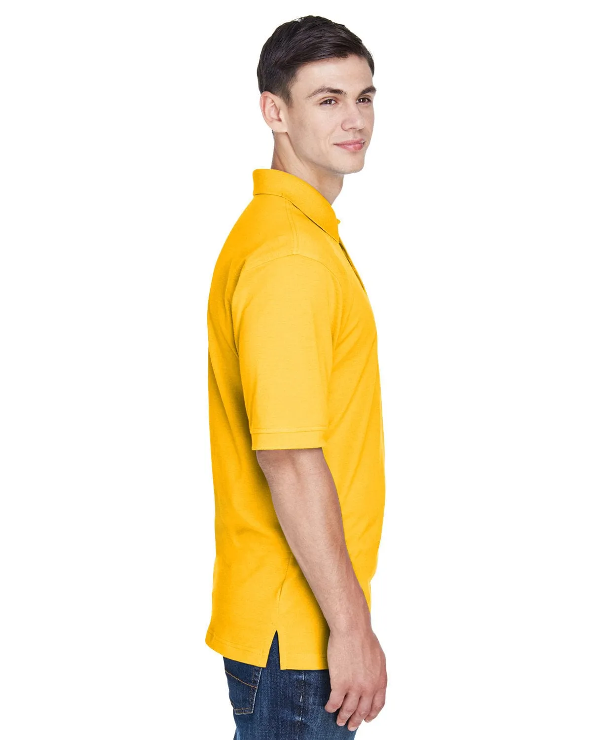 Harriton Easy Blend Polo Shirt | Sunray Yellow