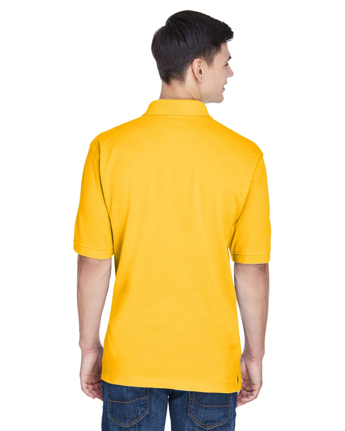 Harriton Easy Blend Polo Shirt | Sunray Yellow
