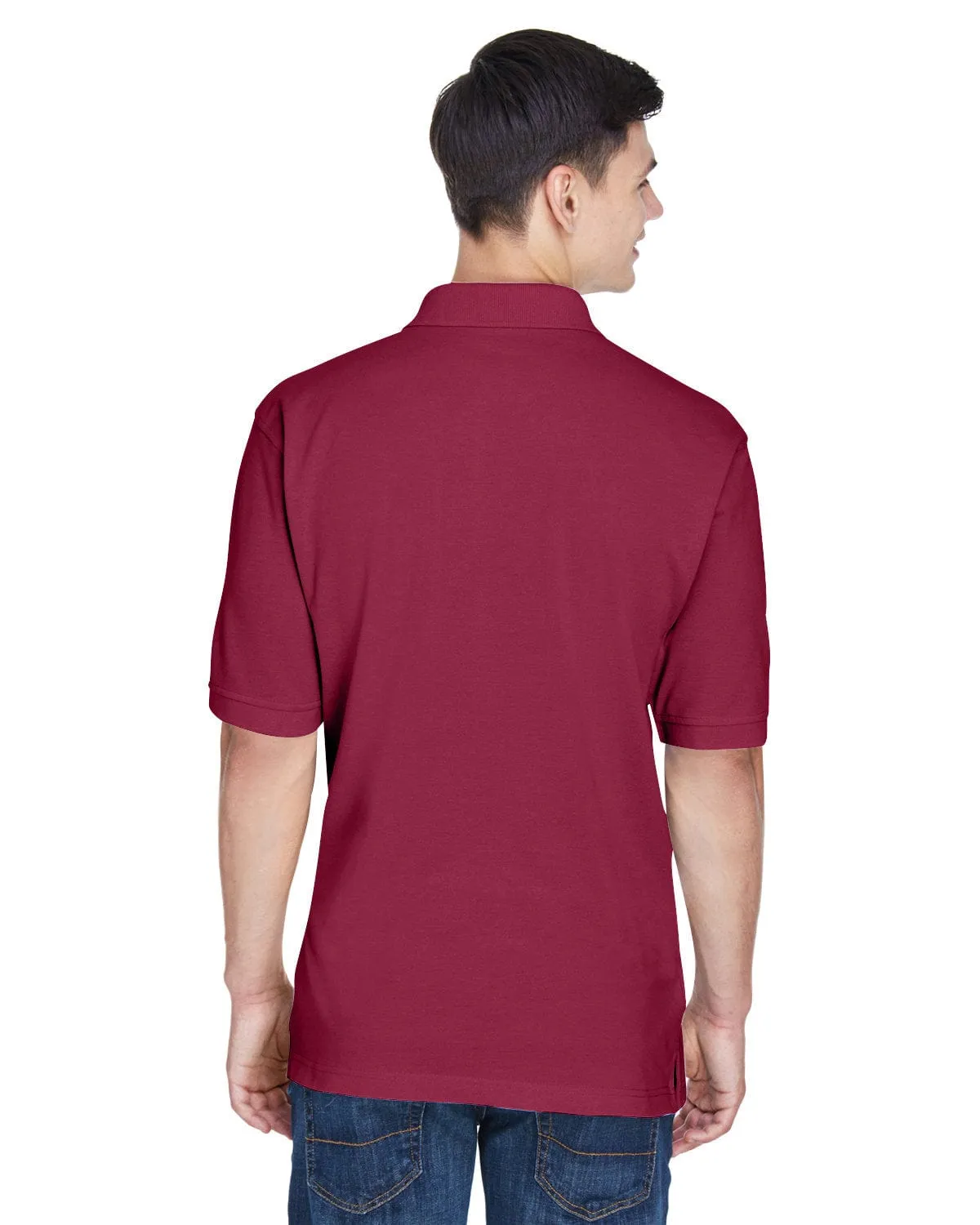 Harriton Easy Blend Polo Shirt | Wine