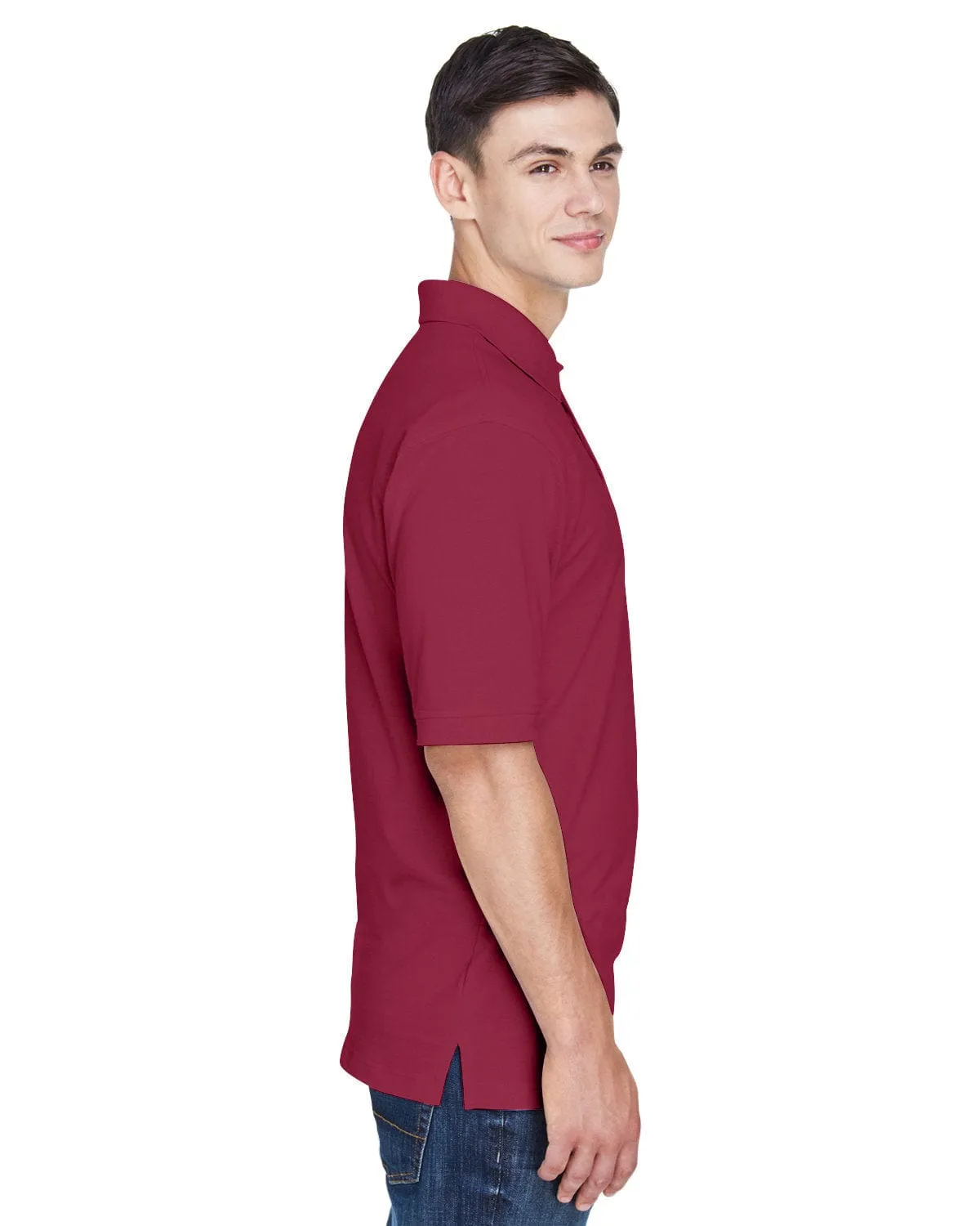 Harriton Easy Blend Polo Shirt | Wine