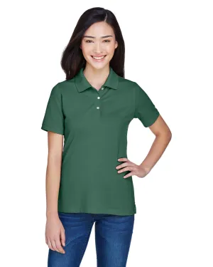 Harriton Ladies Easy Blend Polo Shirt | Hunter