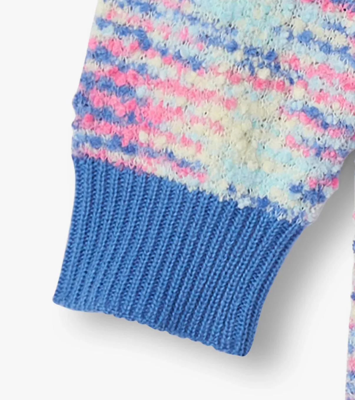 Hatley Girls Boucle Easy Sweater Dress - Blue