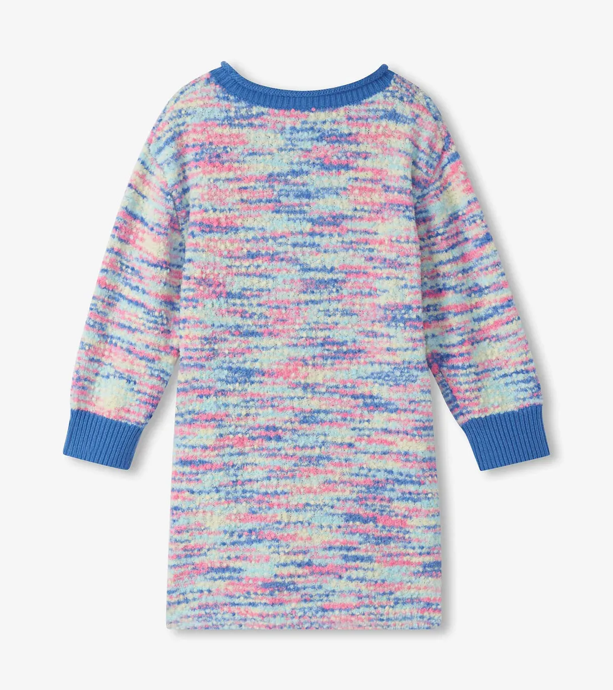 Hatley Girls Boucle Easy Sweater Dress - Blue