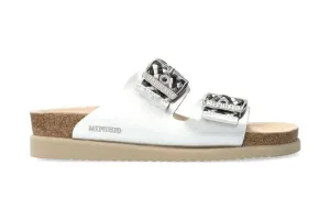 'Hester Twist' women's slide sandal - silver mix