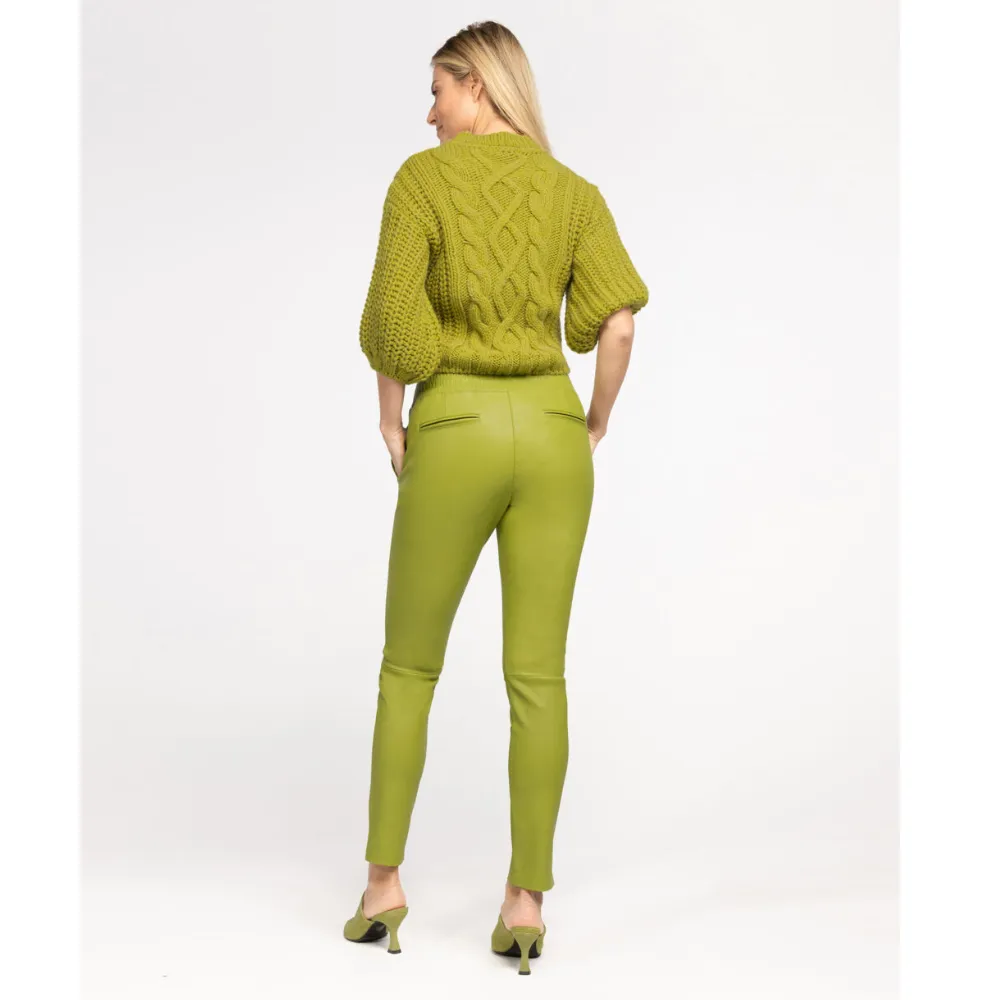 IBANA - PANTS - COLETTE - SWEET APPLE GREEN