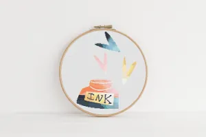 Ink Cross Stitch Pattern #1749
