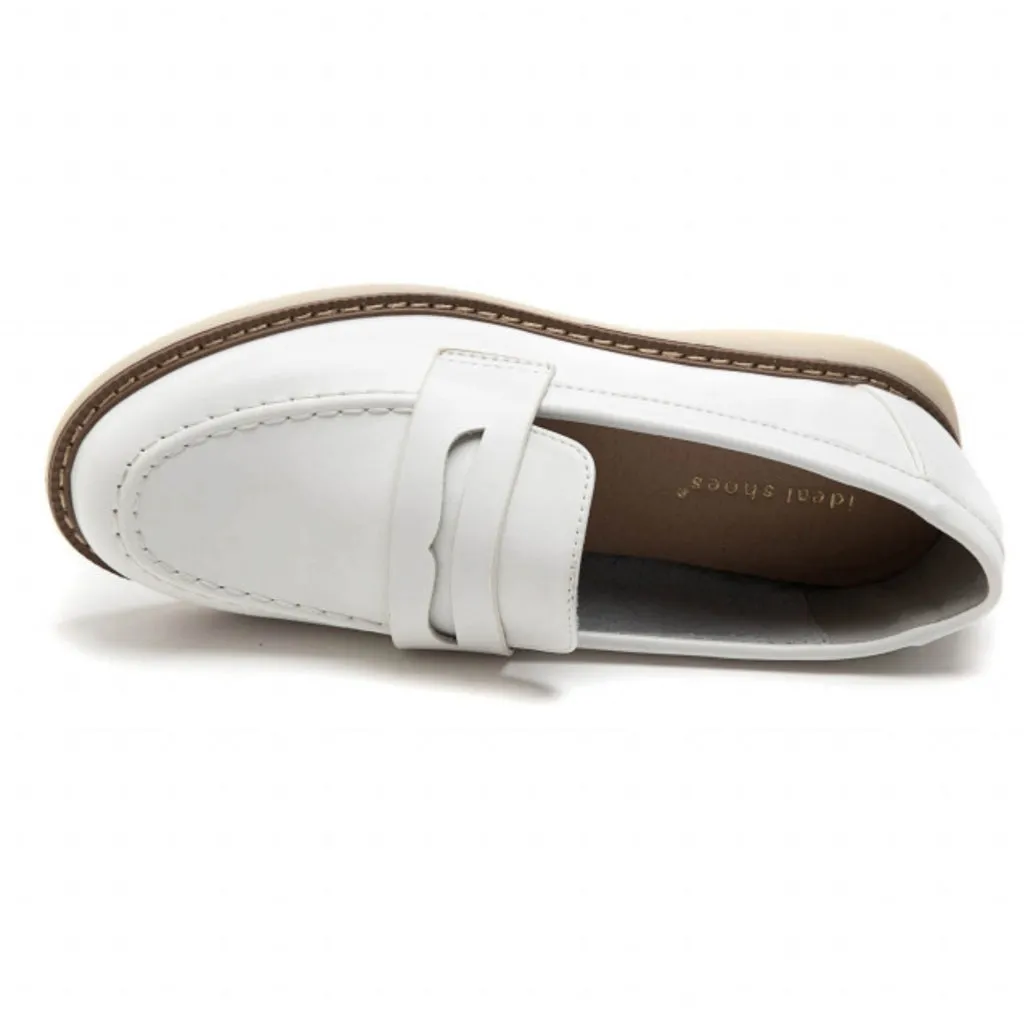 Josefine Dame loafers 7232 - White