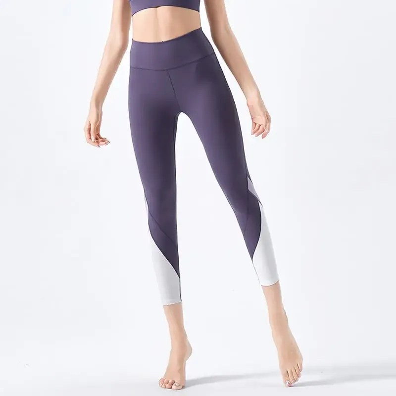 Kickstart High-Waist Contrast Panel Stretch Leggings