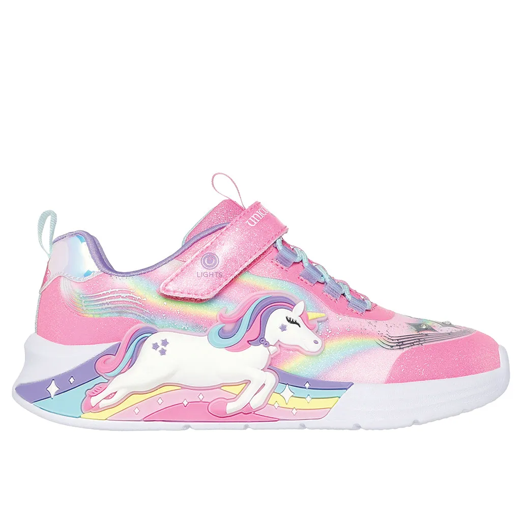 Kid's Skechers S-Lights Unicorn Chaser Shoe