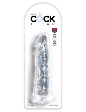 King Cock Clear 8" Cock
