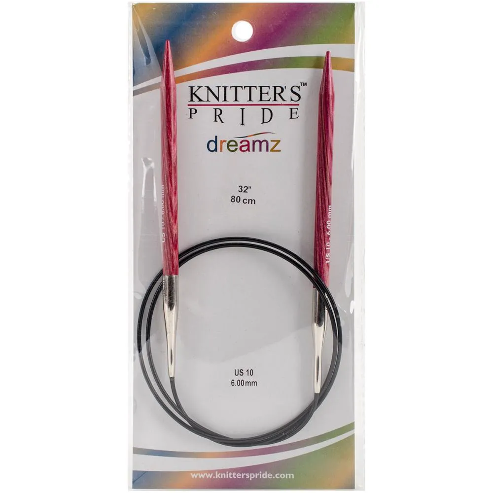 Knitting Needles - fixed circular 32" - Knitter's Pride Dreamz