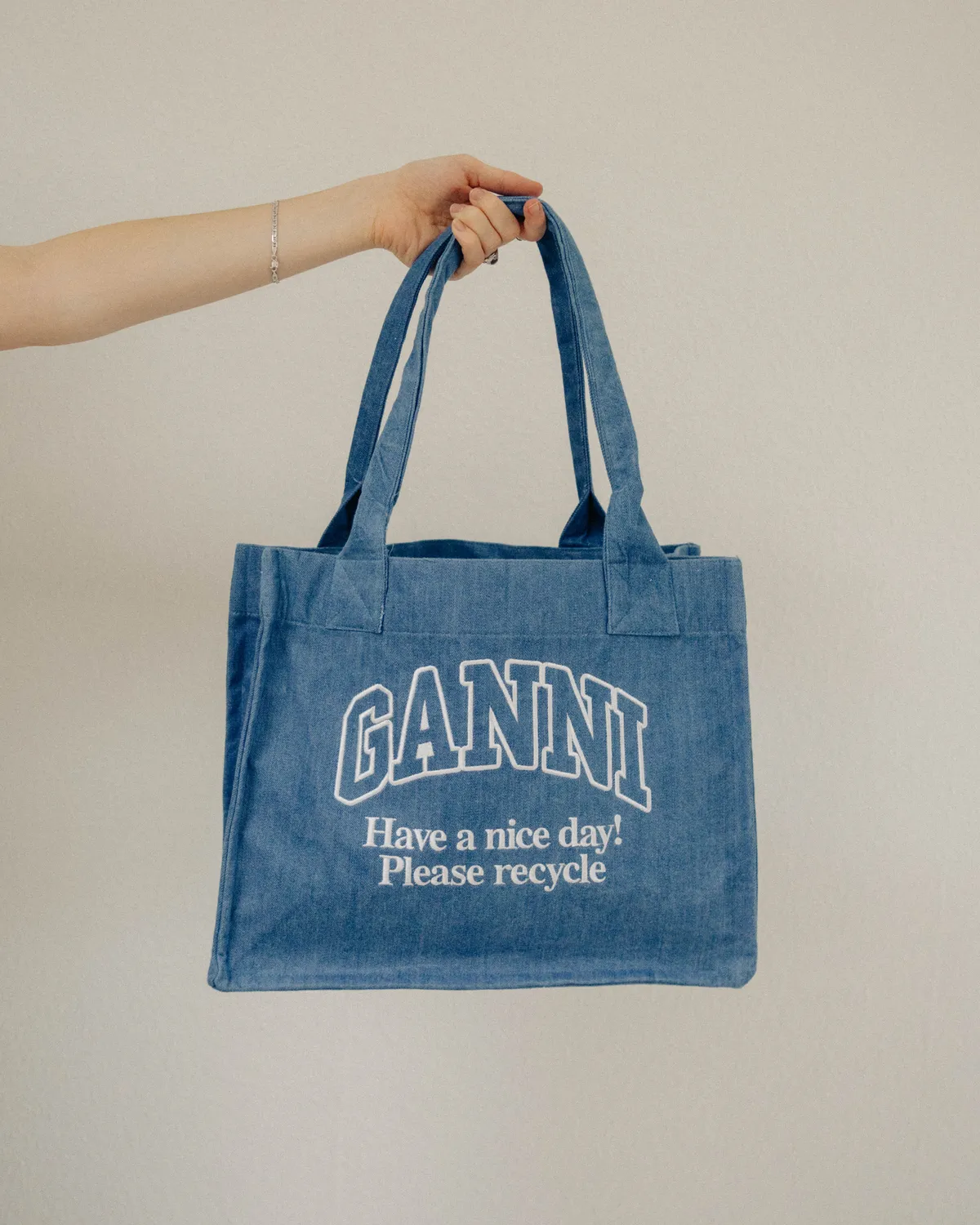 Large Easy Shopper Denim - Denim