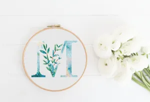 Letter M Cross Stitch Pattern #403