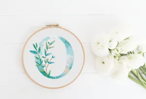 Letter O Cross Stitch Pattern #405